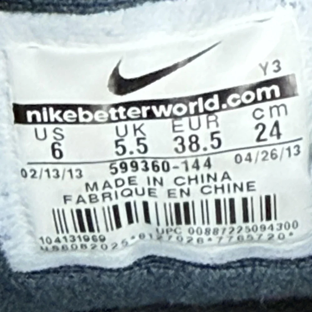 Nike‎ Air Max Cage Advantage Shoes Mens Size 6 White Tennis Cushioned 599360-144